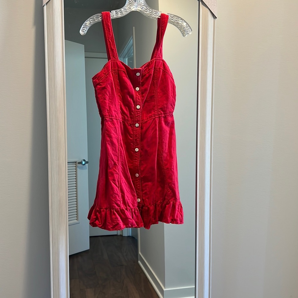 Zara red dress